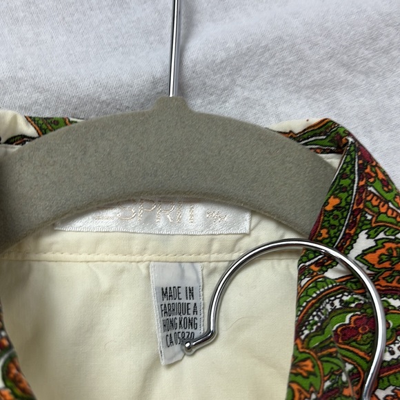 Vintage 80's-90's Esprit Button Down Shirt - Picture 3 of 6